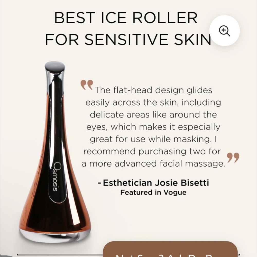 NWT Osmosis Ice Rolling Cool Tool